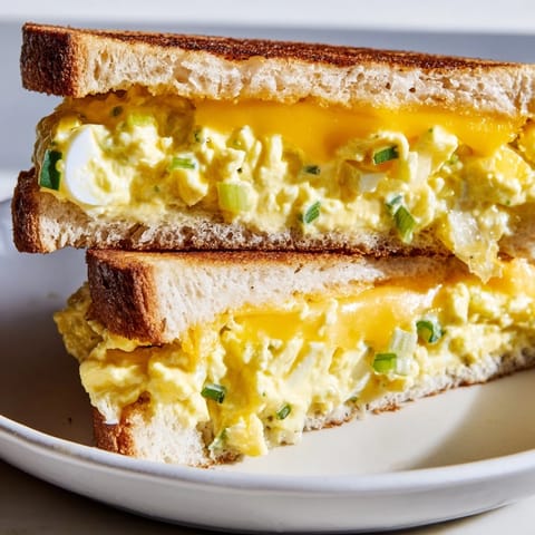 Salade œufs fromage grillé