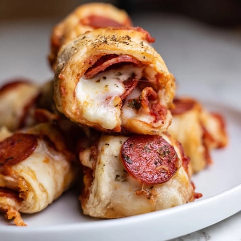 Air Fryer Pizza Rolls Snack
