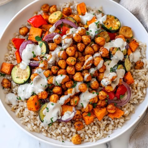 Buddha Bowl pois chiches rôtis