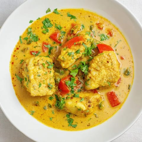 Bahraini fish coconut sauce