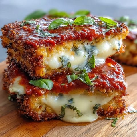Plats principaux du Crispy Tofu Chicken Parm Bakes servis avec des spaghettis et une salade verte pour un repas réconfortant.