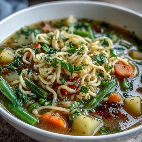 Soupe légumes chaude facile