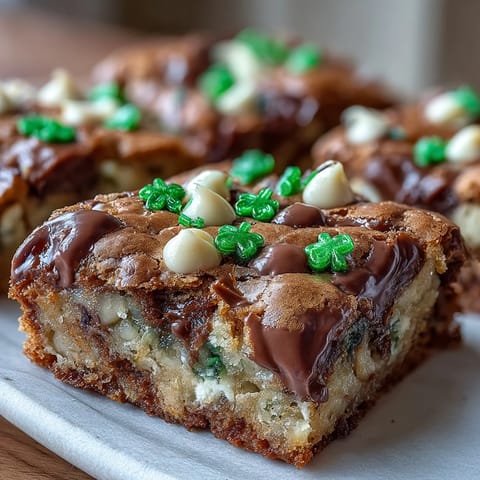 Biscuits moelleux aux pépites de chocolat et aux vermicelles verts, parfaits pour célébrer la Saint-Patrick avec gourmandise.
