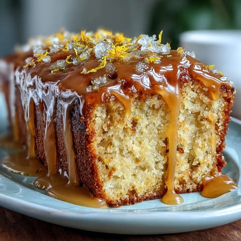 Dandelion Honey Cake Lemon