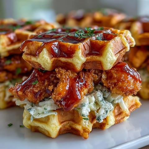 Gourmands sliders de poulet Buffalo croustillant, parfaits pour une fête.