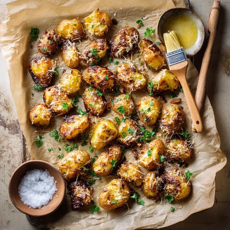 Une table avec des pommes de terre frites et des herbes.