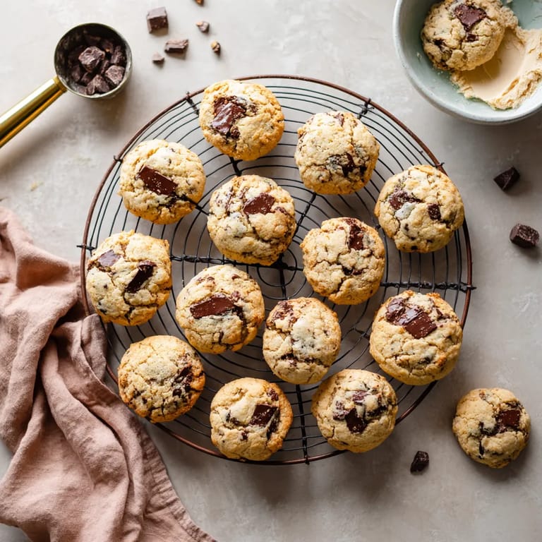 Une pile de biscuits chocolat sur un grill.