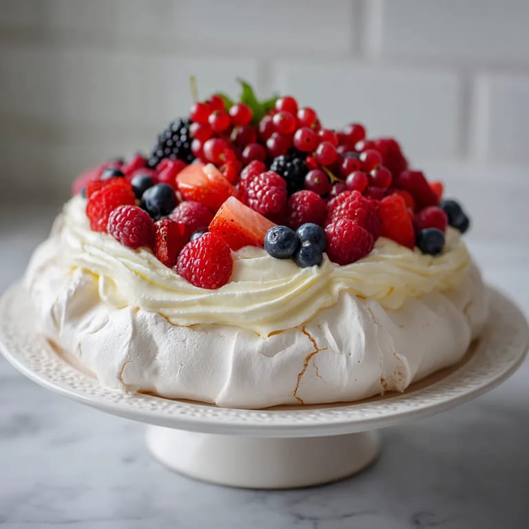 Une tarte aux fruits sur un plateau.