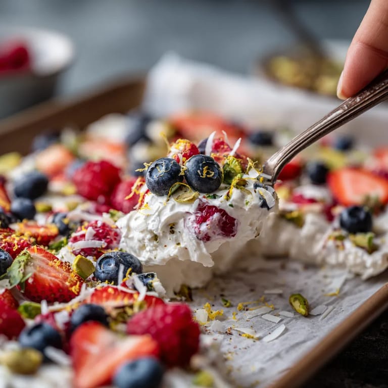Une personne tire une baguette de desserts sur une table.