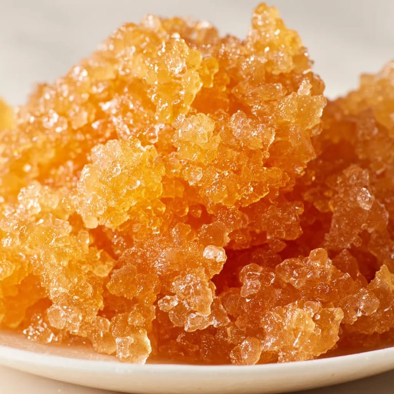 Un bol contenant des cristaux de sucre.