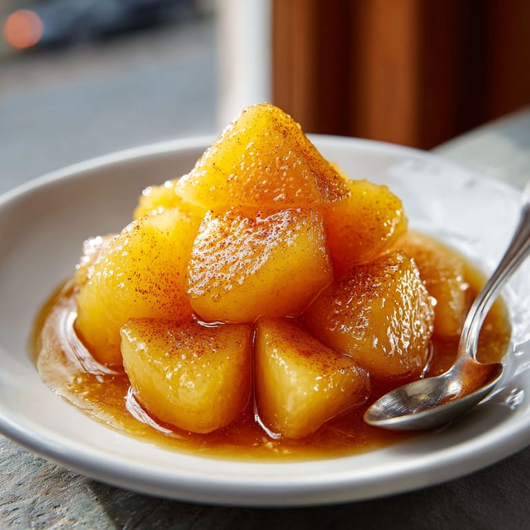 A plate of food with a spoon on it.