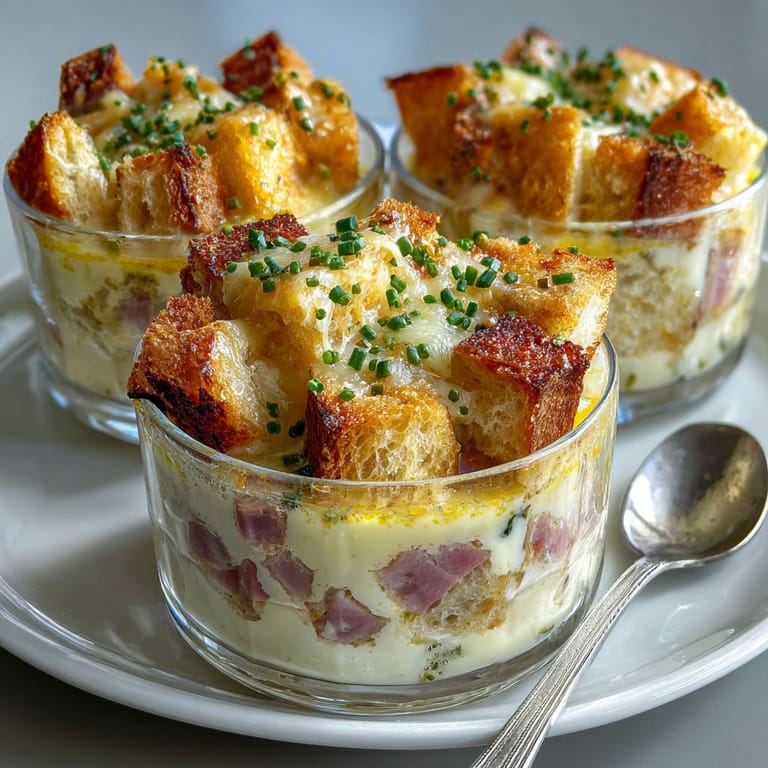 Two bowls of food with toast and cheese.