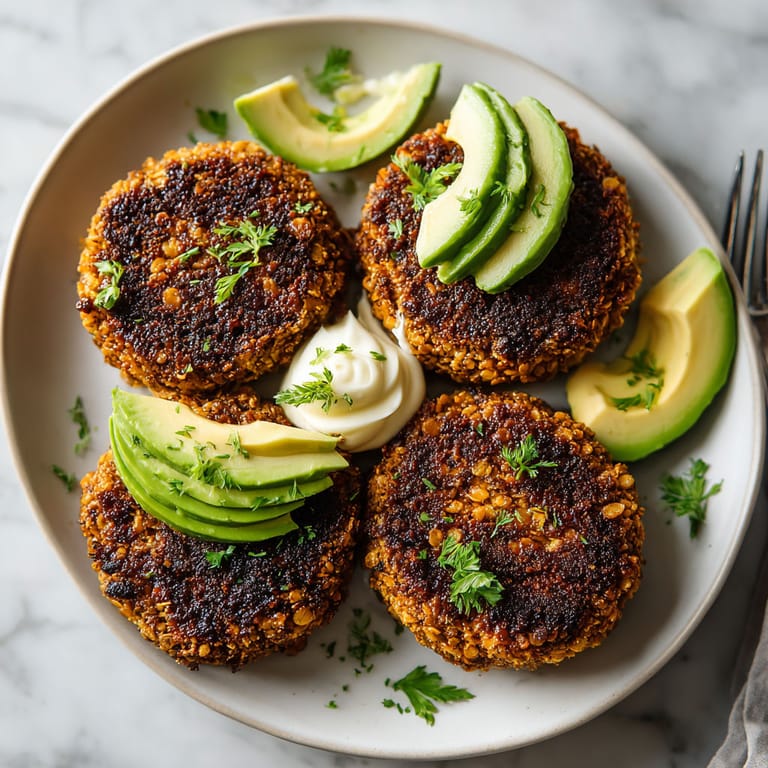 A plate of food with a fork on the side.