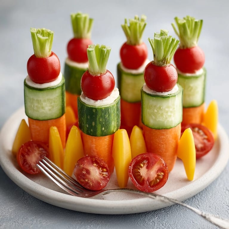Tendres brochettes fusées de légumes grillés, juteuses et prêtes pour un pique-nique ensoleillé.