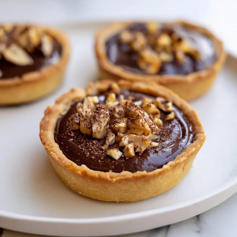 Indulge in this Simplified Chestnut & Chocolate Tart: a decadent French dessert with a flaky crust.