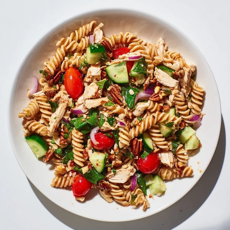 Here are the 3 ALT texts for the Pasta Salad with Cranberry Vinaigrette recipe: