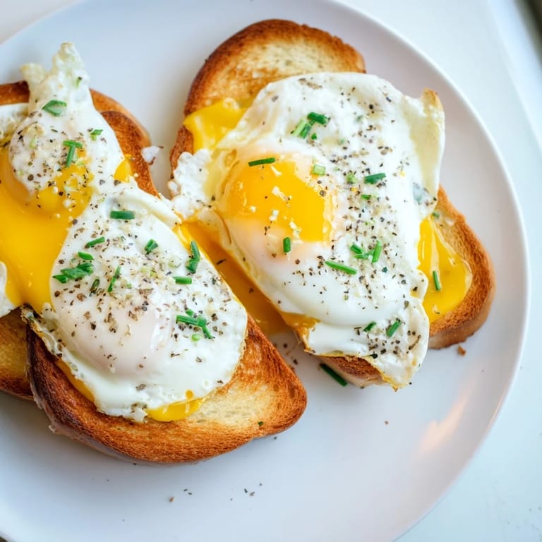 Golden-toasted bread encases fluffy eggs in this easy One-Pan Egg Breakfast Sandwich recipe.
