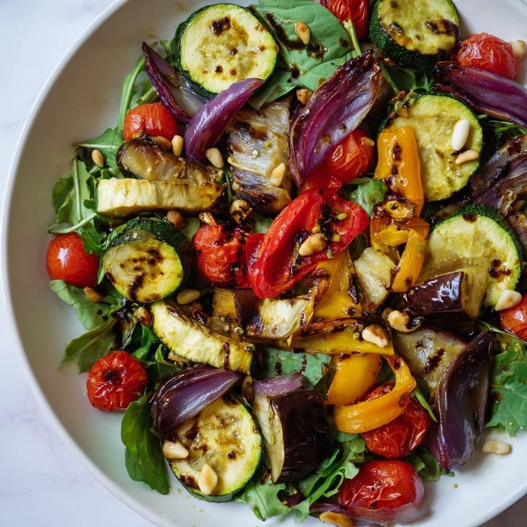 Here are the 3 ALT texts for the Roasted Vegetable Salad: