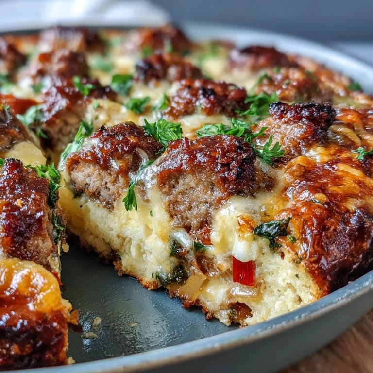 Casseroles keto savoureuses aux saucisses et œufs avec poivrons et oignons, parfaites pour un repas matinal copieux et riche en protéines