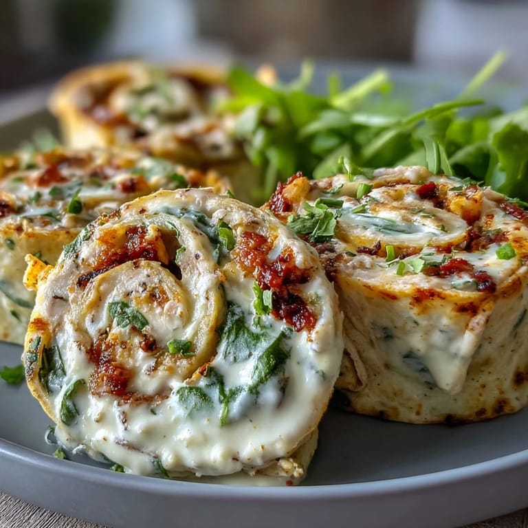 Appétissantes roues de tortilla garnies de dinde juteuse, fromage fondant et épinards croquants, parfaites pour les collations et les buffets.