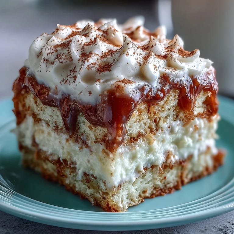 Savourez ce gâteau Horchata Tres Leches moelleux, nappé d'une sauce laiteuse infusée.