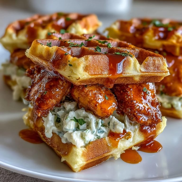 Savourez ces sliders de poulet Buffalo croustillants, prêts pour le jeu.